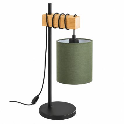 BRILAGI - Lampă de masă NUBILA 1xE27/40W/230V maro/negru/verde