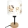 Brilagi - Lampă de masă pentru copii BOBO WOOD 1xE27/25W/230V stejar/negru/alb/ursuleți