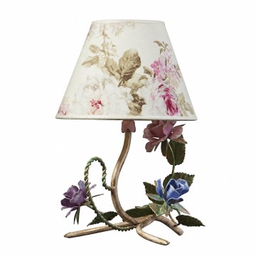 BRILAGI - Lampă de masă ROMANCE 1xE14/40W/230V multicoloră/bej/patină