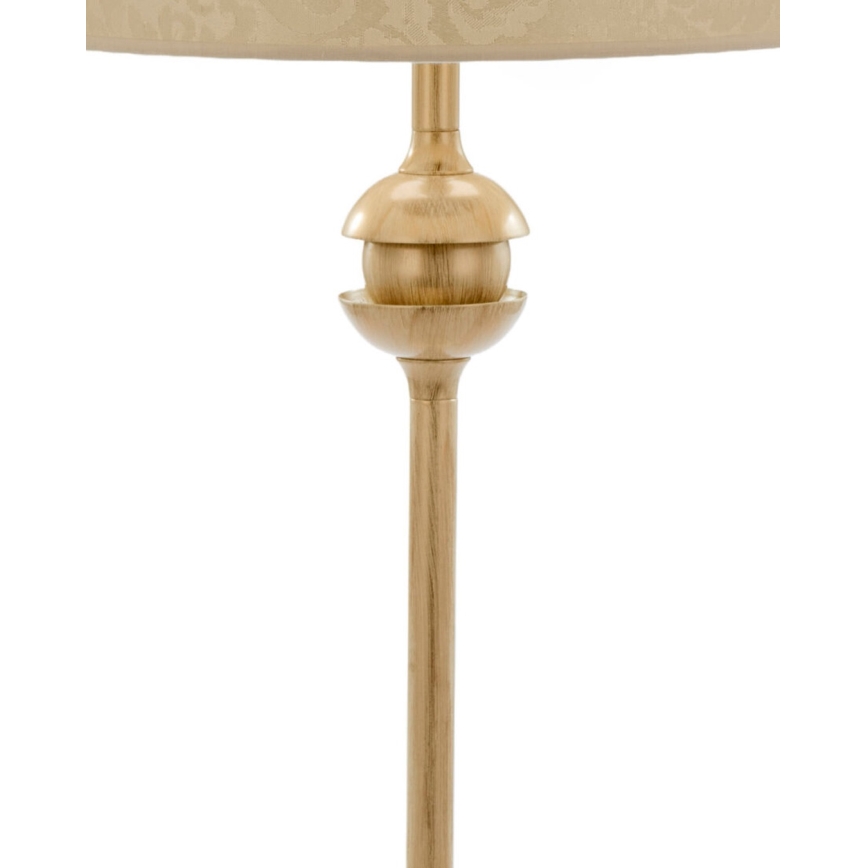 Brilagi - Lampă de masă SAPHIRE 1xE27/15W/230V crem/auriu/patină