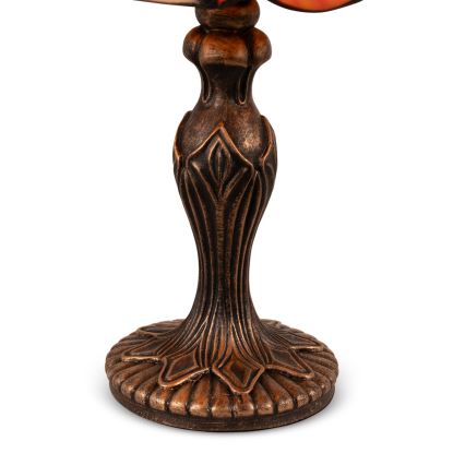 Brilagi - Lampă de masă Tiffany cu abajur din vitralii SUNFLOWER 1xE27/60W/230V