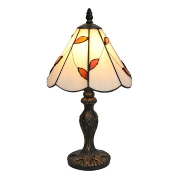 Brilagi - Lampă de masă Tiffany cu vitralii FOLIA 1xE27/60W/230V