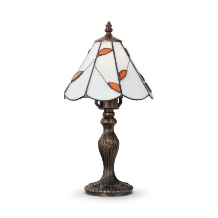 Brilagi - Lampă de masă Tiffany cu vitralii FOLIA 1xE27/60W/230V