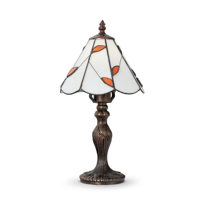 Brilagi - Lampă de masă Tiffany cu vitralii FOLIA 1xE27/60W/230V