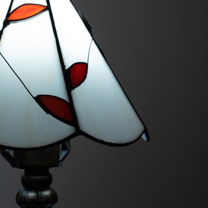 Brilagi - Lampă de masă Tiffany cu vitralii FOLIA 1xE27/60W/230V