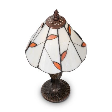 Brilagi - Lampă de masă Tiffany cu vitralii FOLIA 1xE27/60W/230V