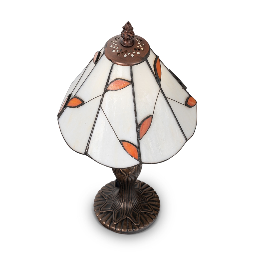 Brilagi - Lampă de masă Tiffany cu vitralii FOLIA 1xE27/60W/230V