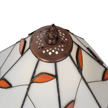 Brilagi - Lampă de masă Tiffany cu vitralii FOLIA 1xE27/60W/230V