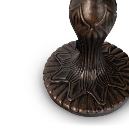 Brilagi - Lampă de masă Tiffany cu vitralii FOLIA 1xE27/60W/230V