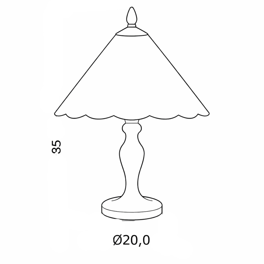 Brilagi - Lampă de masă Tiffany cu vitralii FOLIA 1xE27/60W/230V