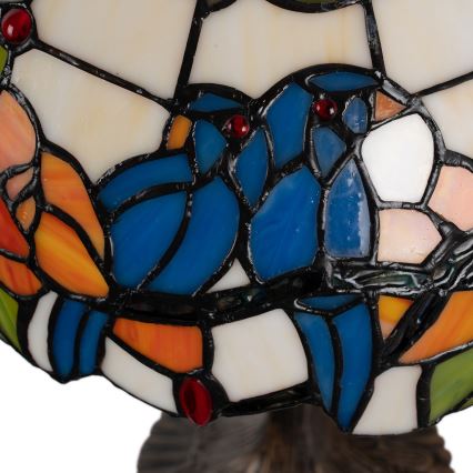 Brilagi - Lampă de masă Tiffany cu vitralii JUNGLE 1xE27/60W/230V