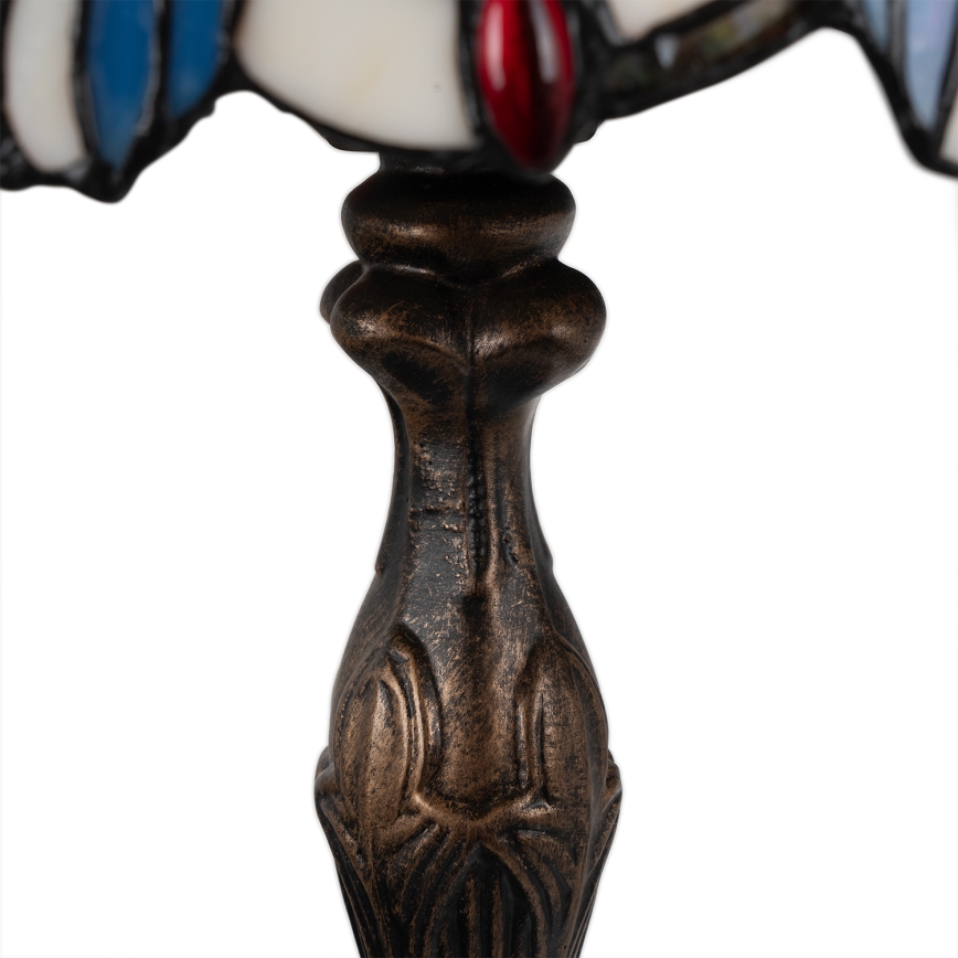 Brilagi - Lampă de masă Tiffany cu vitralii JUNGLE 1xE27/60W/230V
