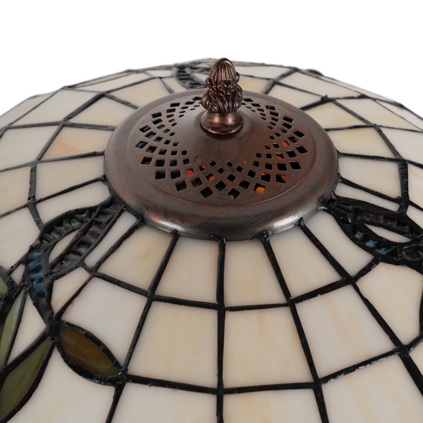 Brilagi - Lampă de masă Tiffany cu vitralii JUNGLE, 1xE27/60W/230V