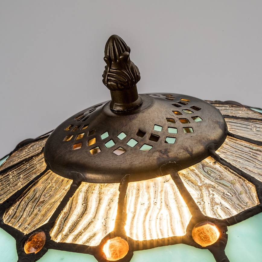 Brilagi - Lampă de masă Tiffany cu vitralii LORAS 1xE27/40W/230V
