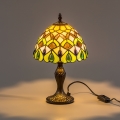 BRILAGI - Lampă de masă Tiffany cu vitralii MARGARET 1xE14/40W/230V