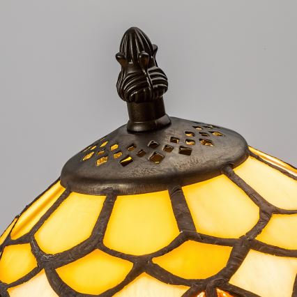 Brilagi - Lampă de masă Tiffany cu vitralii MARGARET 1xE14/40W/230V