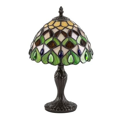 Brilagi - Lampă de masă Tiffany cu vitralii MARGARET 1xE14/40W/230V