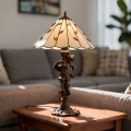 Brilagi - Lampă de masă Tiffany din vitralii FOLIA 1xE27/60W/230V