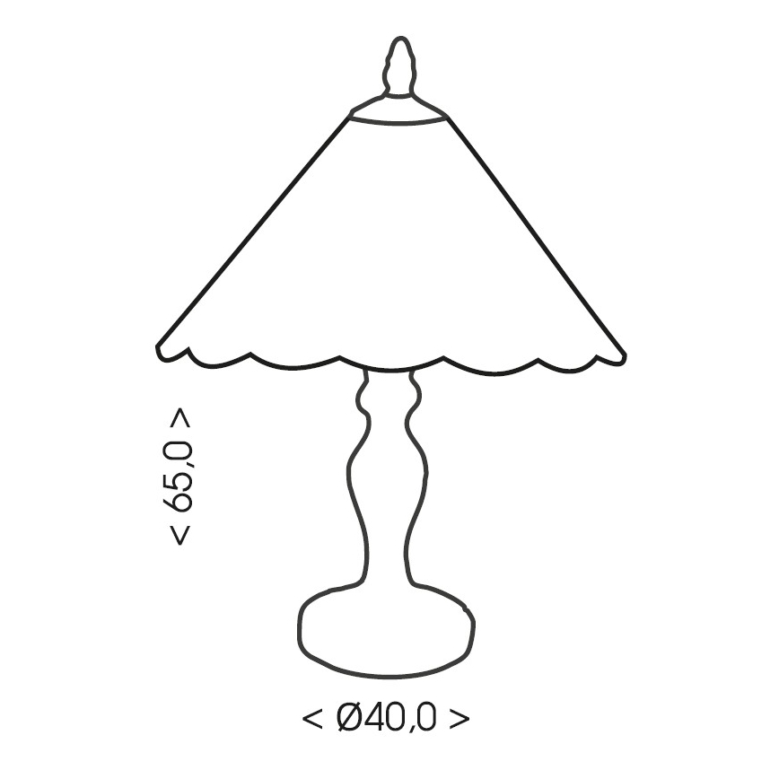 Brilagi - Lampă de masă Tiffany din vitralii FOLIA 1xE27/60W/230V