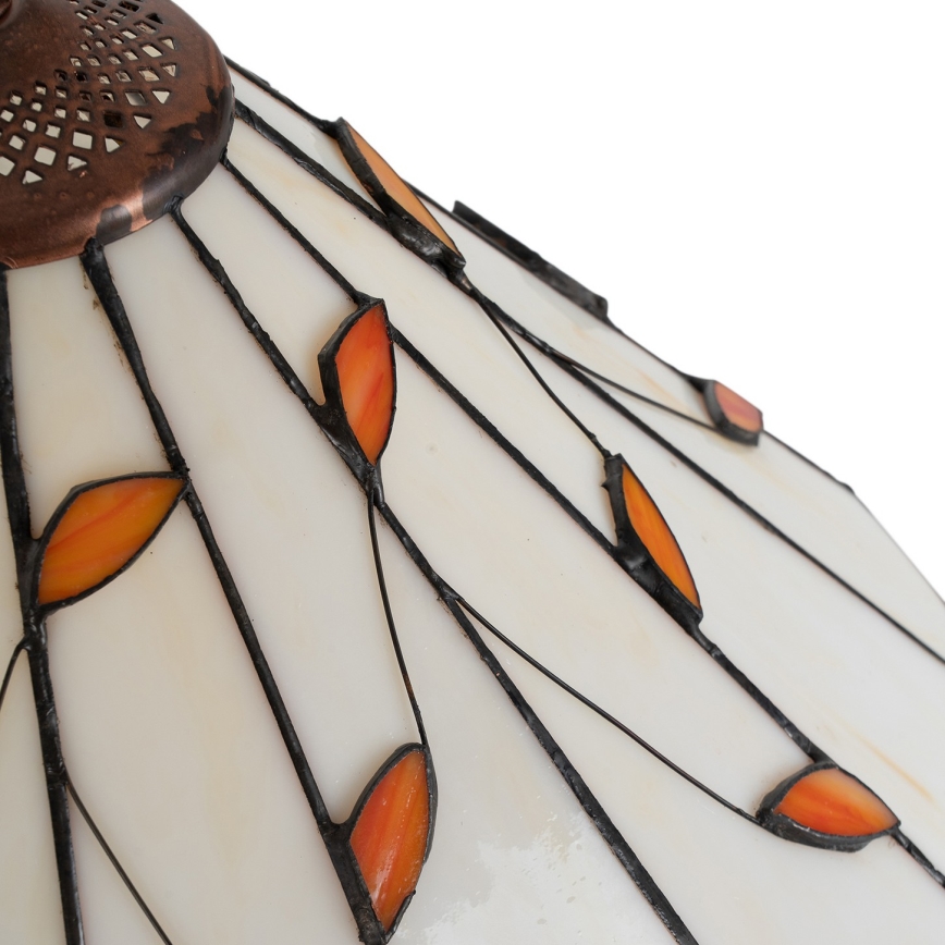 Brilagi - Lampă de masă Tiffany din vitralii FOLIA 1xE27/60W/230V