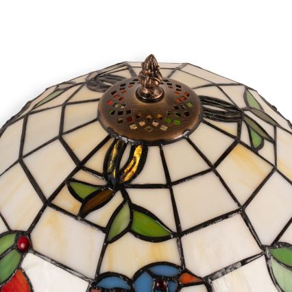 Brilagi - Lampă de masă Tiffany din vitralii JUNGLE 1xE27/60W/230V + 1xE14/40W