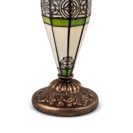 Brilagi - Lampă de masă Tiffany din vitralii JUNGLE 1xE27/60W/230V + 1xE14/40W