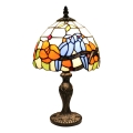 Brilagi - Lampă de masă Tiffany din vitralii JUNGLE 1xE27/60W/230V
