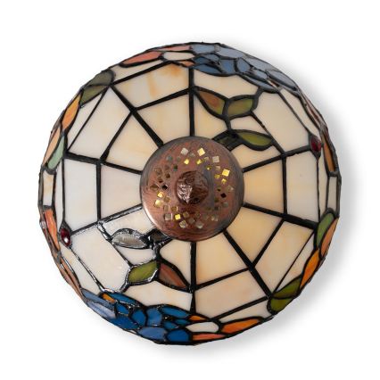 Brilagi - Lampă de masă Tiffany din vitralii JUNGLE 1xE27/60W/230V