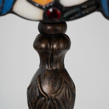Brilagi - Lampă de masă Tiffany din vitralii JUNGLE 1xE27/60W/230V
