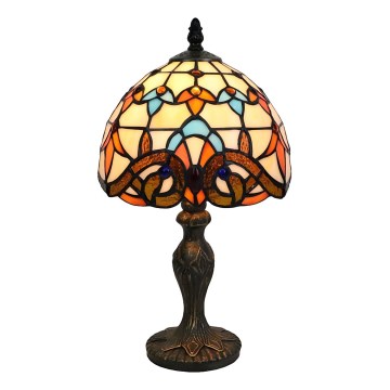 Brilagi - Lampă de masă Tiffany din vitralii MIRABELLA 1xE27/60W/230V