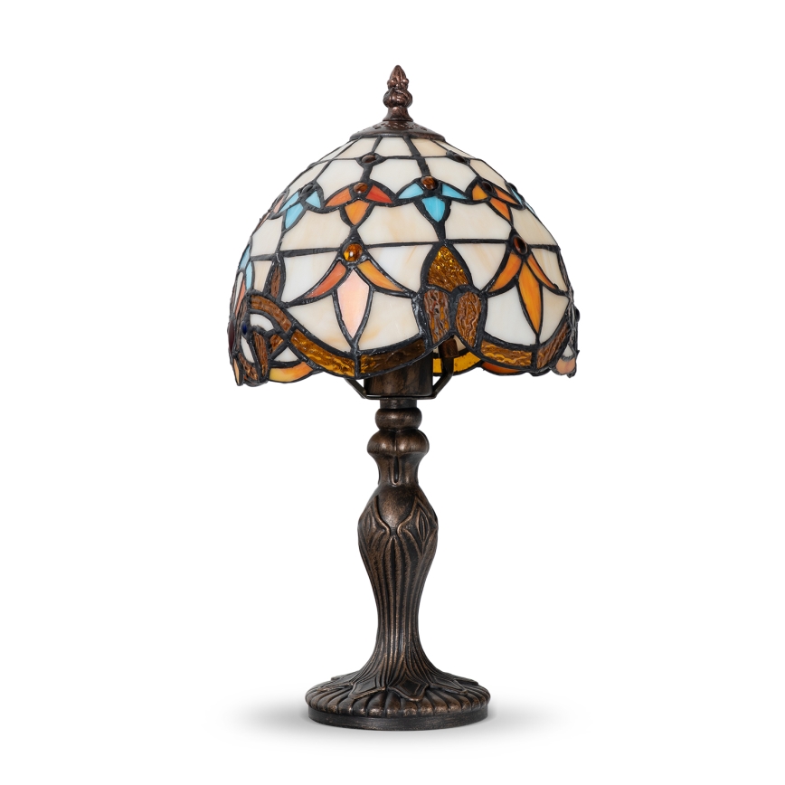Brilagi - Lampă de masă Tiffany din vitralii MIRABELLA 1xE27/60W/230V