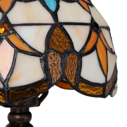 Brilagi - Lampă de masă Tiffany din vitralii MIRABELLA 1xE27/60W/230V