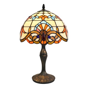Brilagi - Lampă de masă Tiffany din vitralii MIRABELLA 1xE27/60W/230V