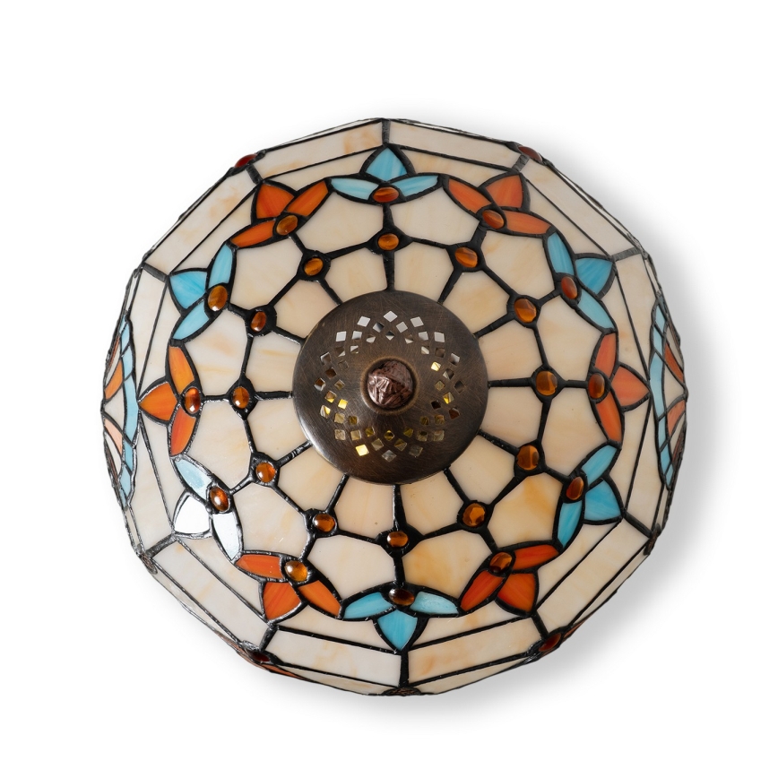 Brilagi - Lampă de masă Tiffany din vitralii MIRABELLA 1xE27/60W/230V