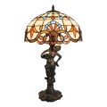 Brilagi - Lampă de masă Tiffany din vitralii MIRABELLA 1xE27/60W/230V
