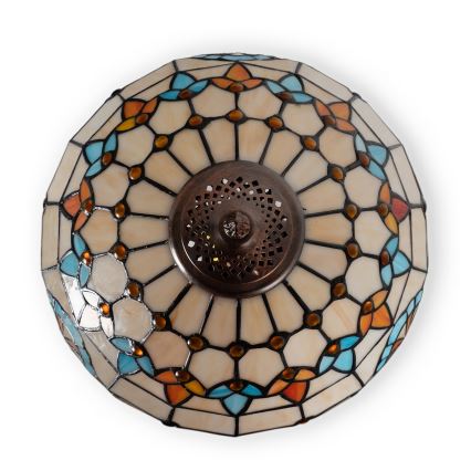 Brilagi - Lampă de masă Tiffany din vitralii MIRABELLA 1xE27/60W/230V