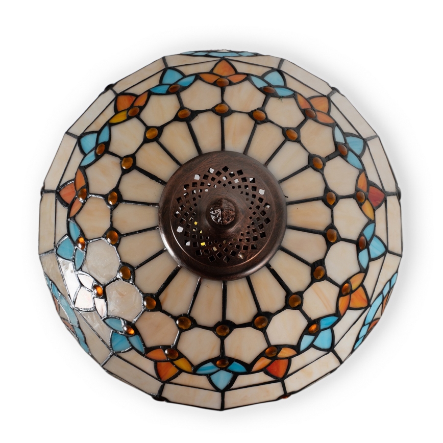 Brilagi - Lampă de masă Tiffany din vitralii MIRABELLA 1xE27/60W/230V