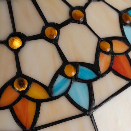 Brilagi - Lampă de masă Tiffany din vitralii MIRABELLA 1xE27/60W/230V