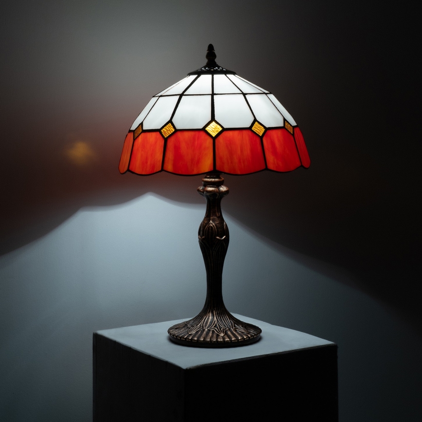 Brilagi - Lampă de masă Tiffany din vitralii SIENNA 1xE27/60W/230V