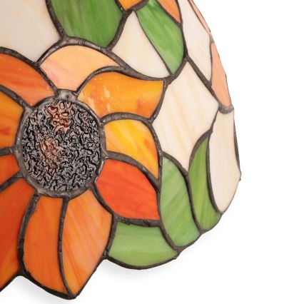 Brilagi - Lampă de masă Tiffany din vitralii SUNFLOWER 2xE27/60W/230V