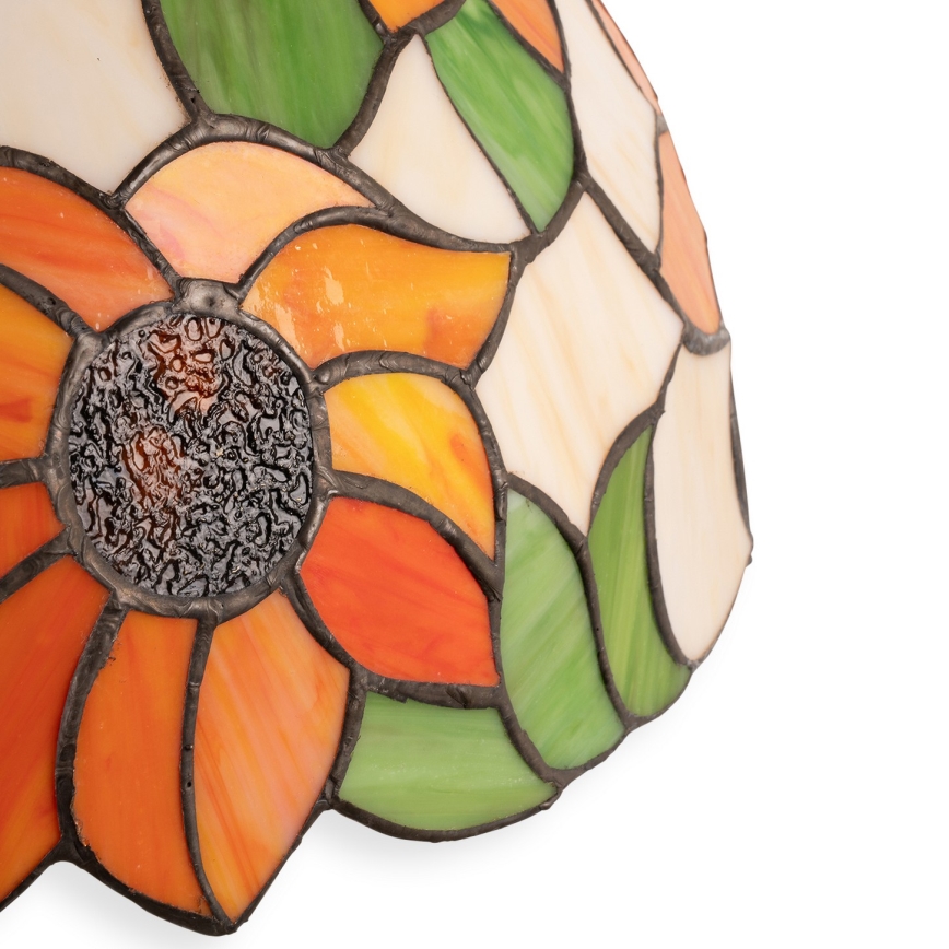 Brilagi - Lampă de masă Tiffany din vitralii SUNFLOWER 2xE27/60W/230V