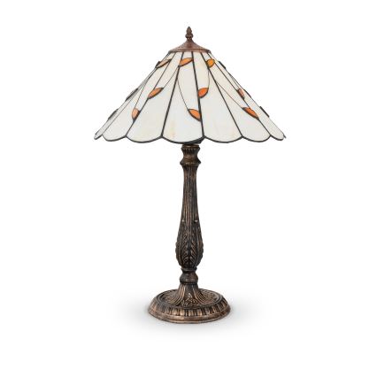 Brilagi - Lampă de masă Tiffany FOLIA 2xE27/60W/230V