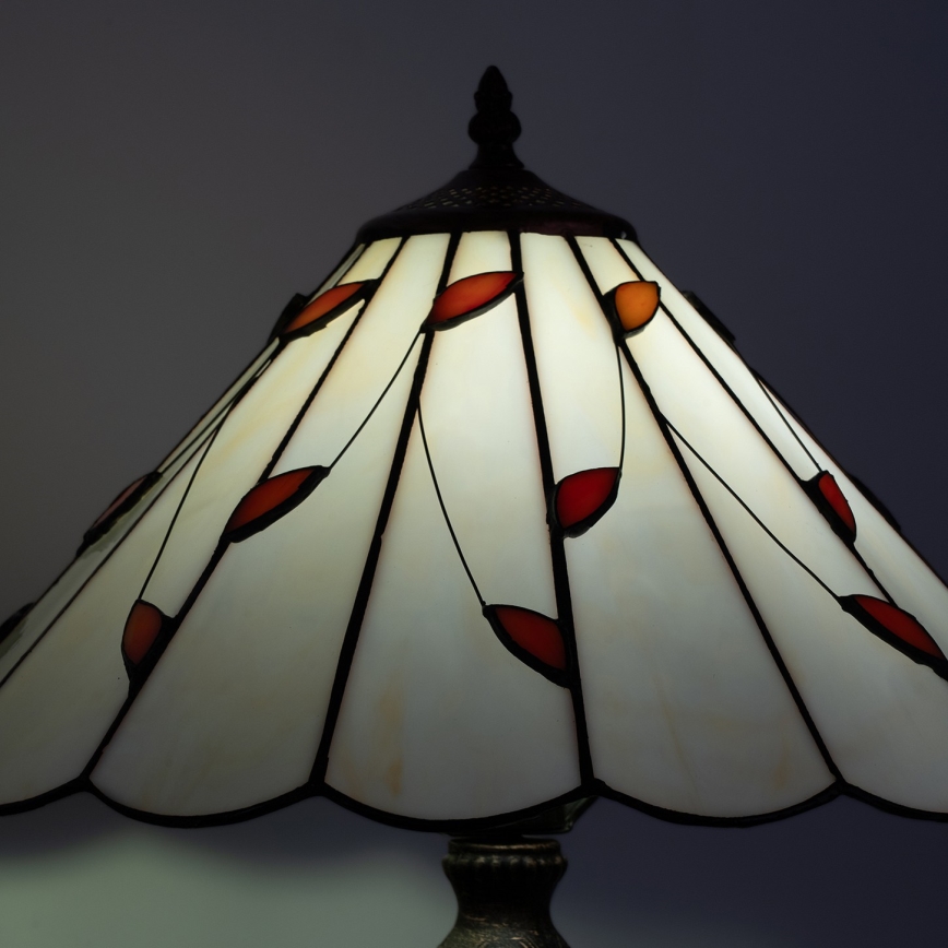 Brilagi - Lampă de masă Tiffany FOLIA 2xE27/60W/230V