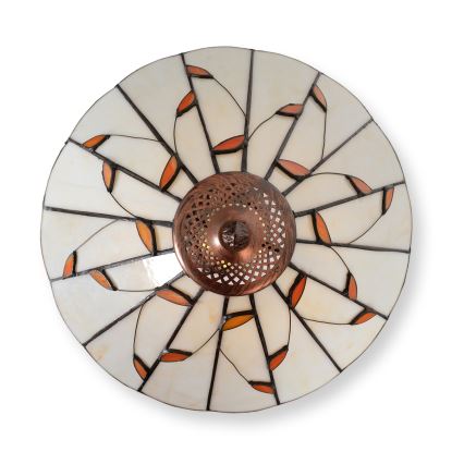 Brilagi - Lampă de masă Tiffany FOLIA 2xE27/60W/230V