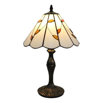 Brilagi - Lampă de masă Tiffany FOLIA din vitralii 1xE27/60W/230V
