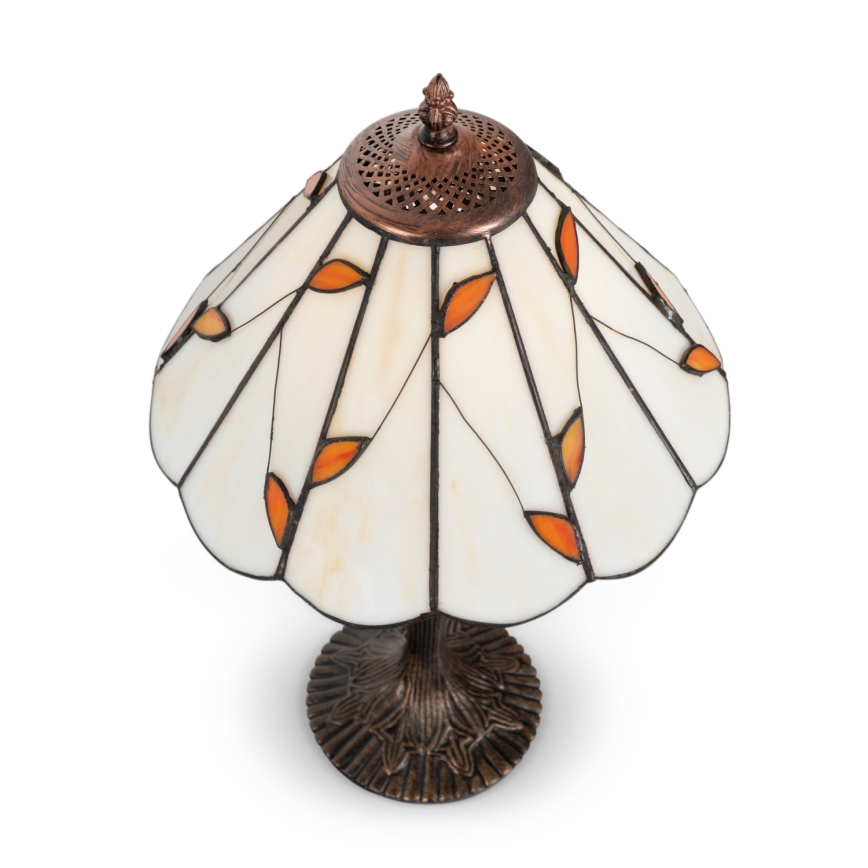 Brilagi - Lampă de masă Tiffany FOLIA din vitralii 1xE27/60W/230V