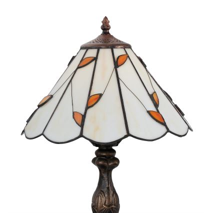 Brilagi - Lampă de masă Tiffany FOLIA din vitralii 1xE27/60W/230V