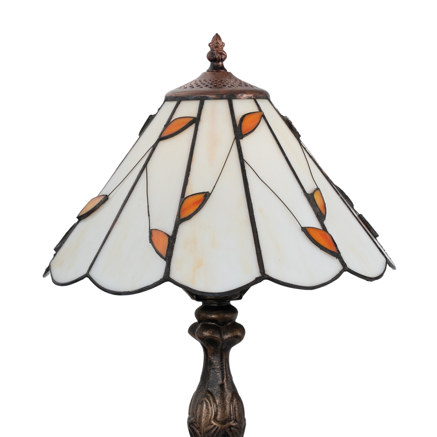 Brilagi - Lampă de masă Tiffany FOLIA din vitralii 1xE27/60W/230V