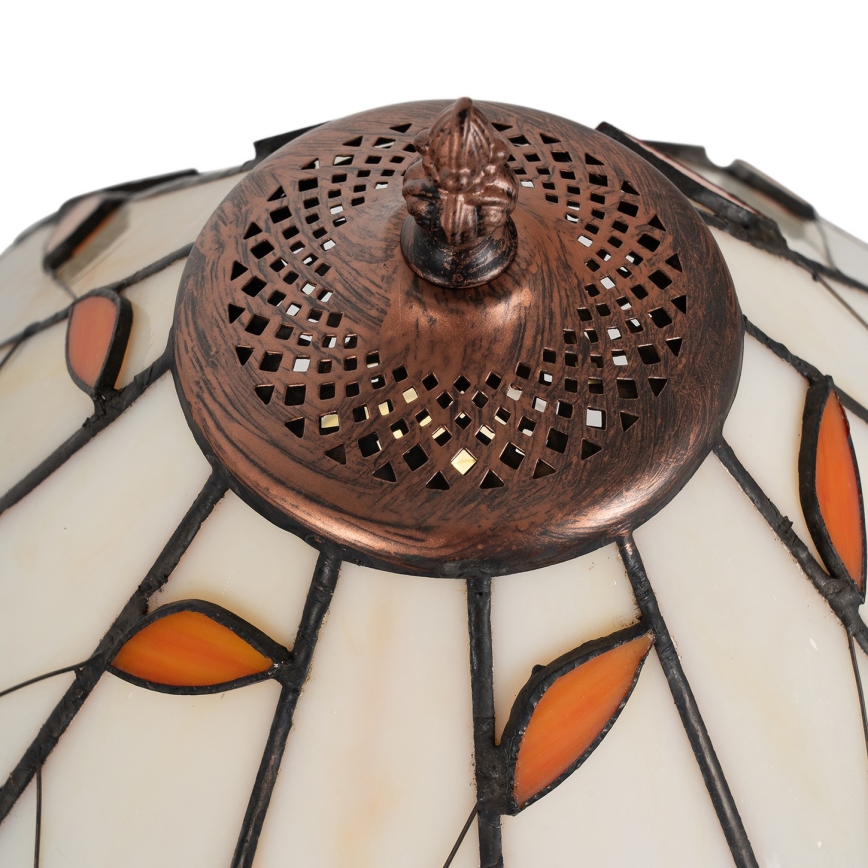 Brilagi - Lampă de masă Tiffany FOLIA din vitralii 1xE27/60W/230V
