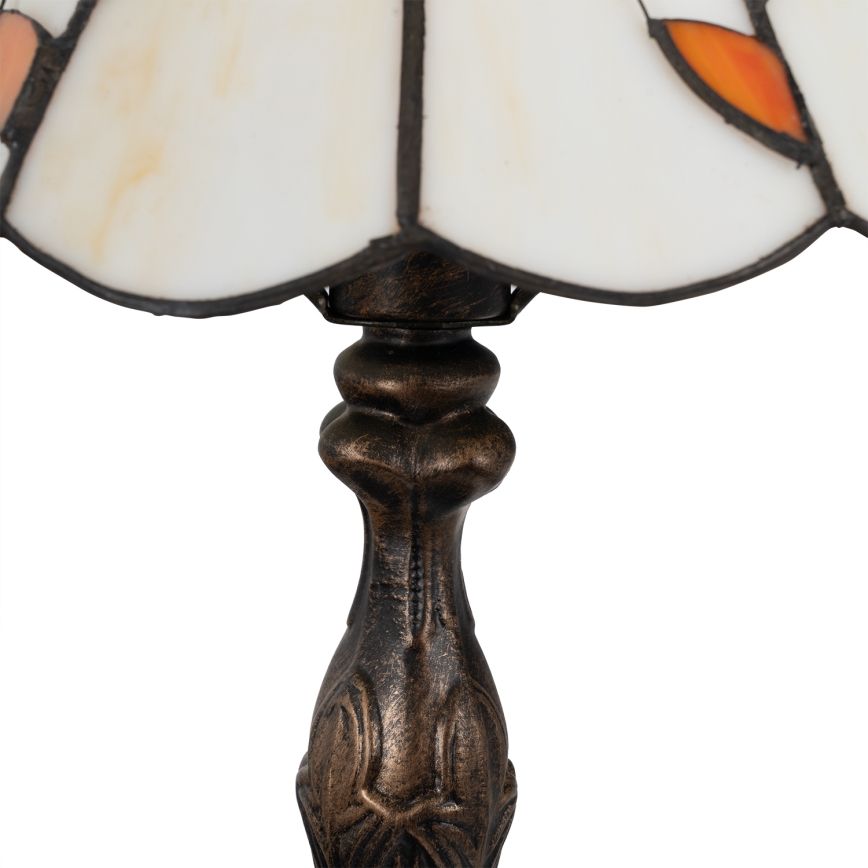 Brilagi - Lampă de masă Tiffany FOLIA din vitralii 1xE27/60W/230V